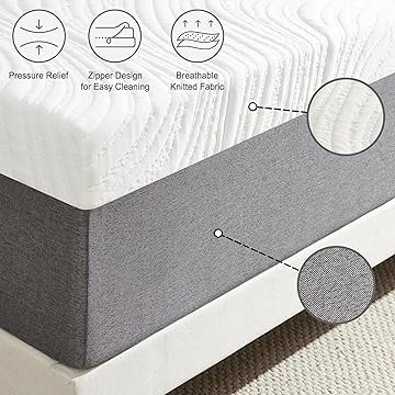 Twirest Memory Foam Mattress ?C Medium Firm Cooling Mattress in a Box, 18/20cm Thick, Breathable Washable Cover, Fiberglass-Free - Image 9
